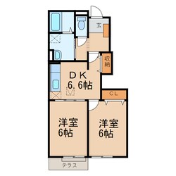 下井阪駅 徒歩22分 1階の物件間取画像